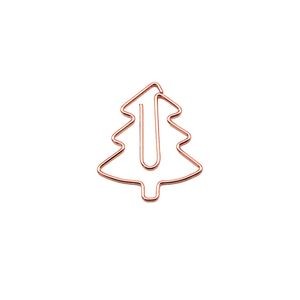 Rose Gold Tree Shaped Paper Clips With Tin Box 6