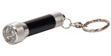 2 3/4" Black 5-LED Flashlight with Keychain 2