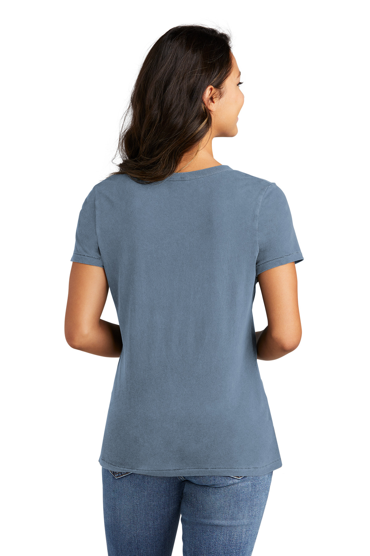Port & Co Women's Beach Wash Garment-Dyed V-Neck Tee LPC099V 47