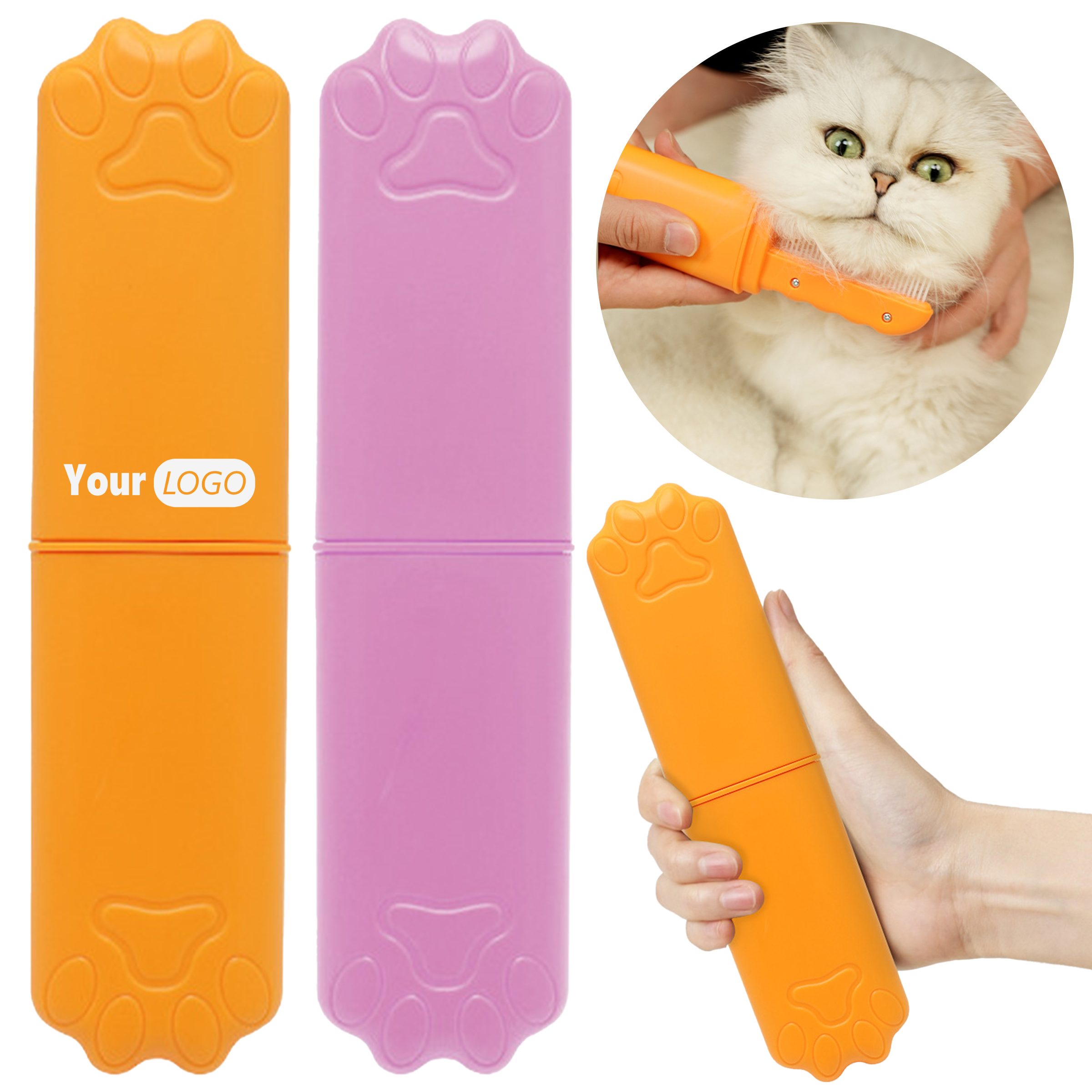 Plastic Pet Cleaning And Hair Removal Comb 7