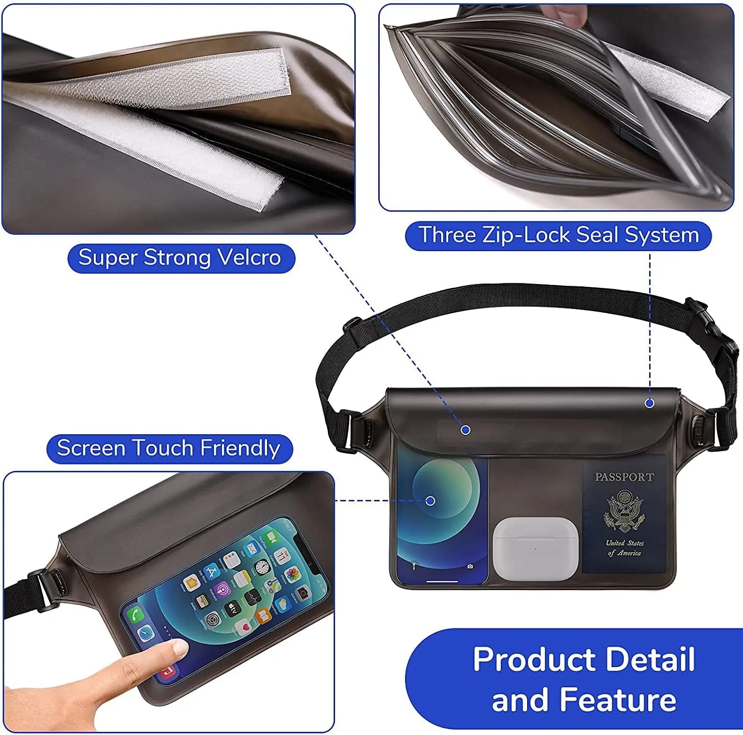 Waterproof Pouch Waist Bag 4