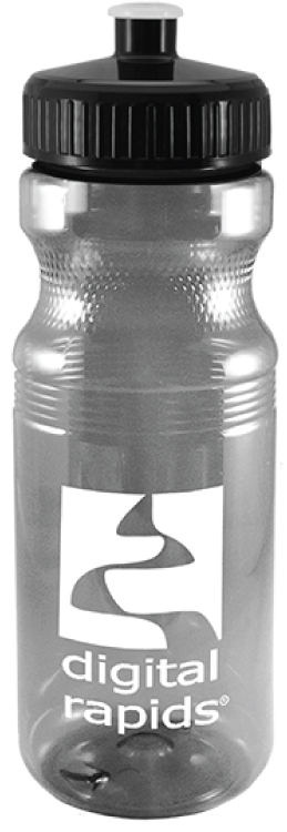 24 oz Eco-Polyclear Bike Bottle - PET Plastic - USA Made 5