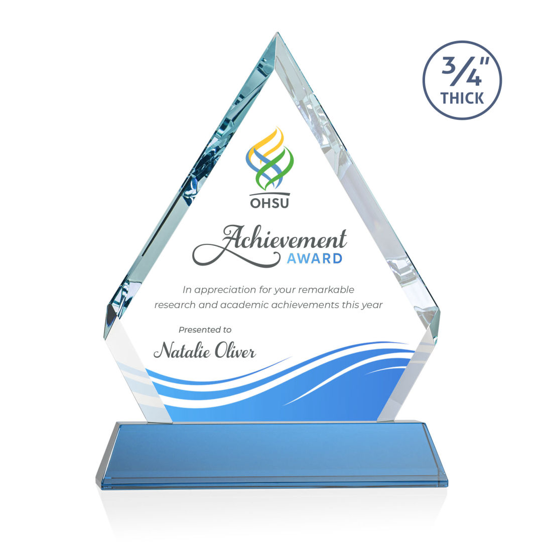 Apex VividPrint™ Award on Newhaven Base - Sky Blue 3