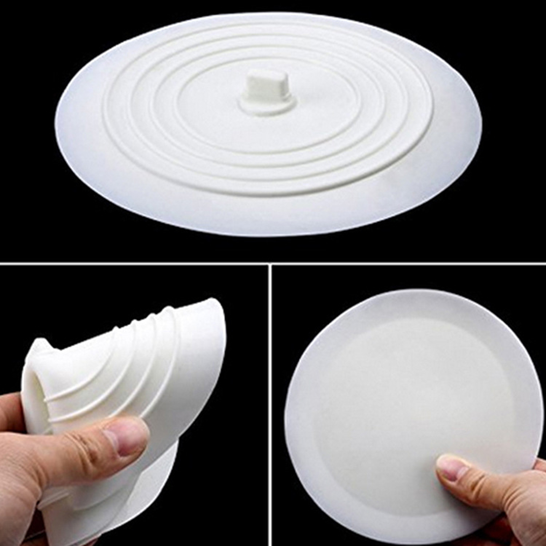 Silicone Hair Catcher Drain Cover 2
