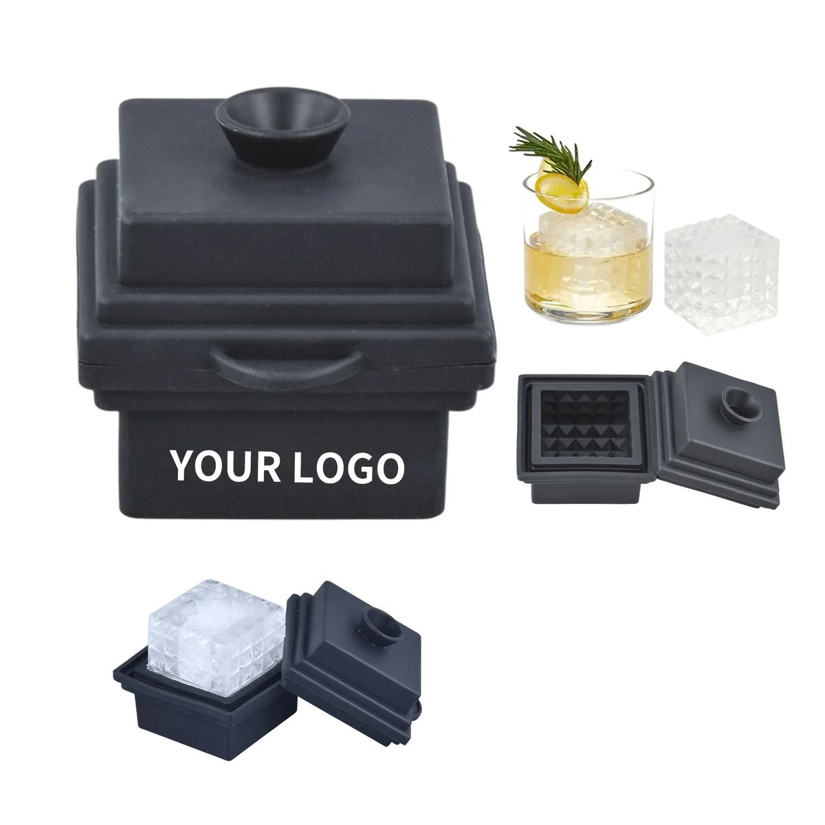 Easy Release Ice Mold for Cocktails or Drinks 5