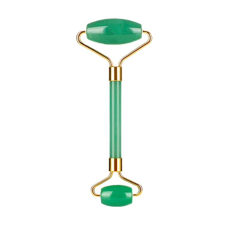 Dual Head Jade Face Roller 5.7" x 2.16" 8