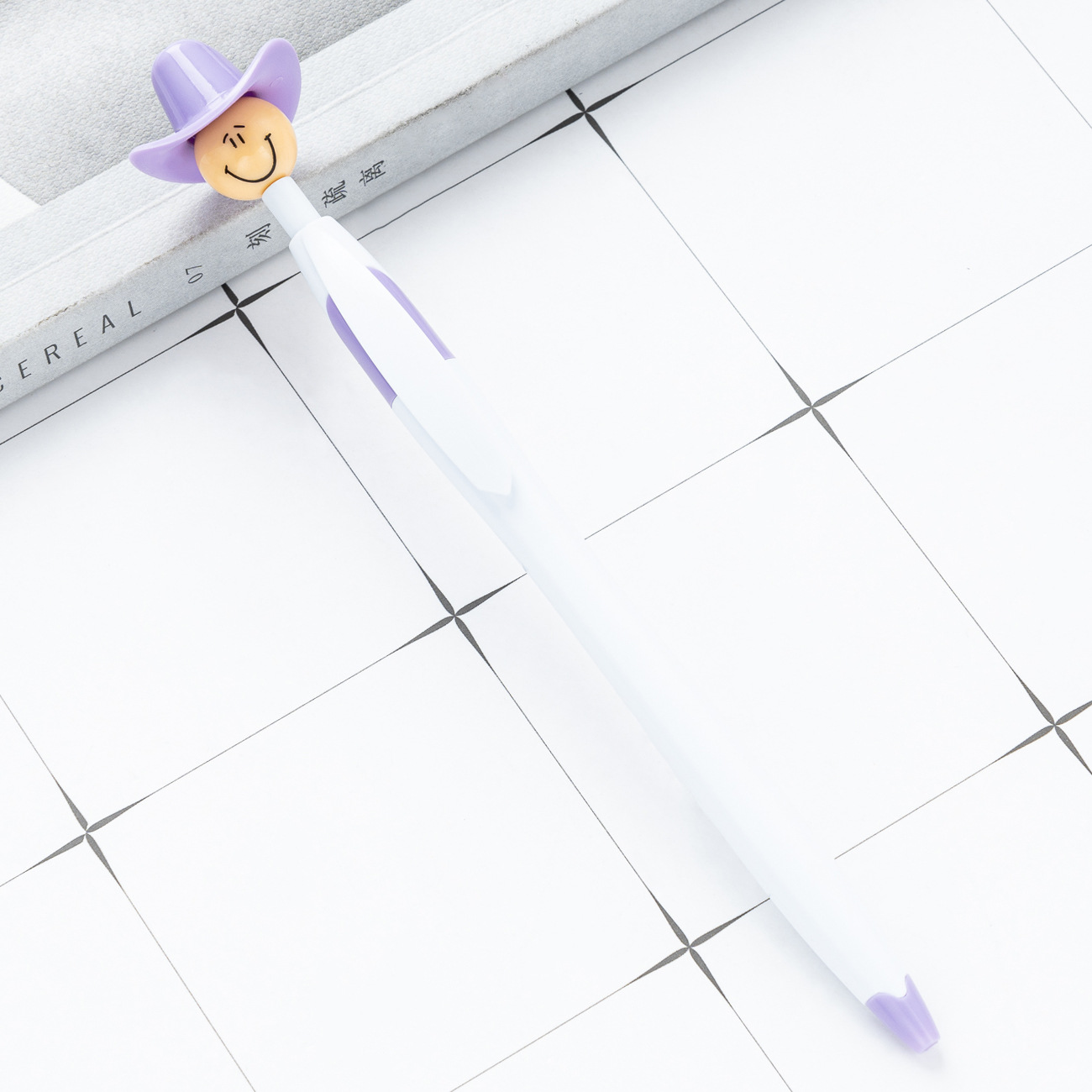 Novelty Cowboy Hat Smiley Ballpoint Pens Cartoon Pens 6