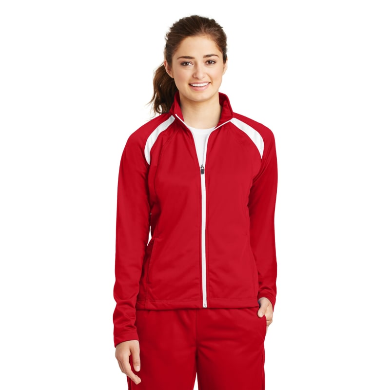 Sport-Tek Women's Tricot Track Jacket. 8