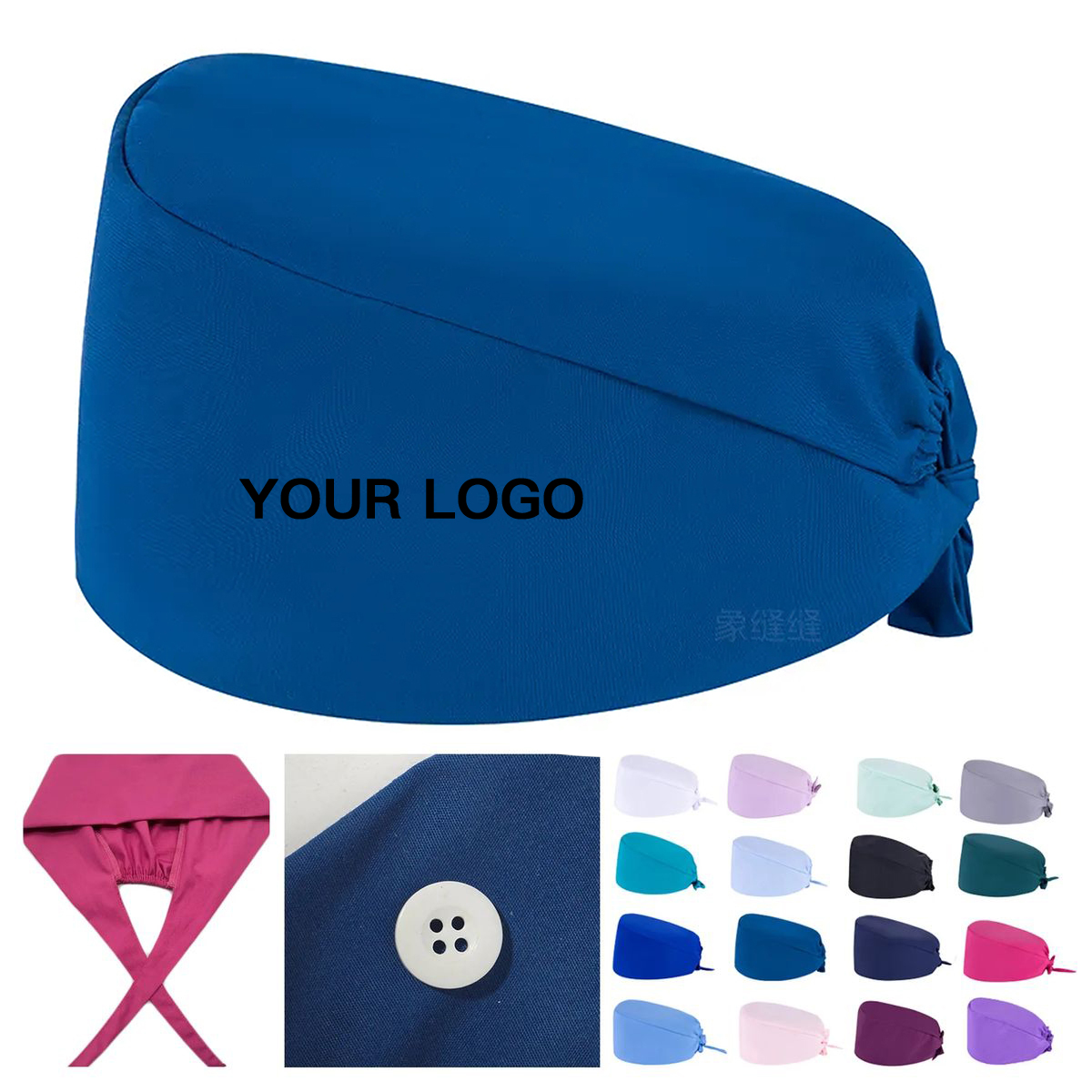 Cotton Polyester Nurse Cap For Long Shifts 16