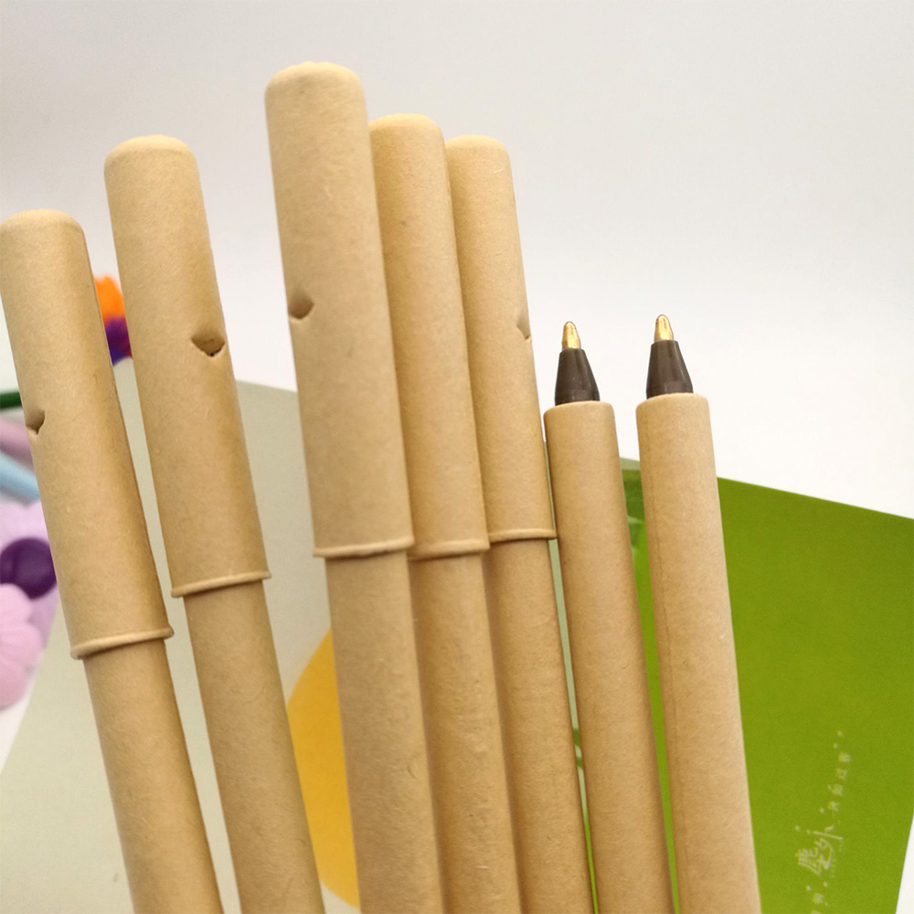 Environmentally friendly creative paper tube 1.0mm ballpoint pen 6