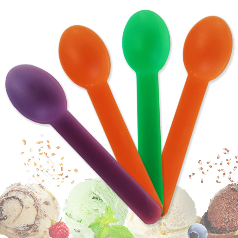 Color-Changing Ice Cream Plastic Spoon 3