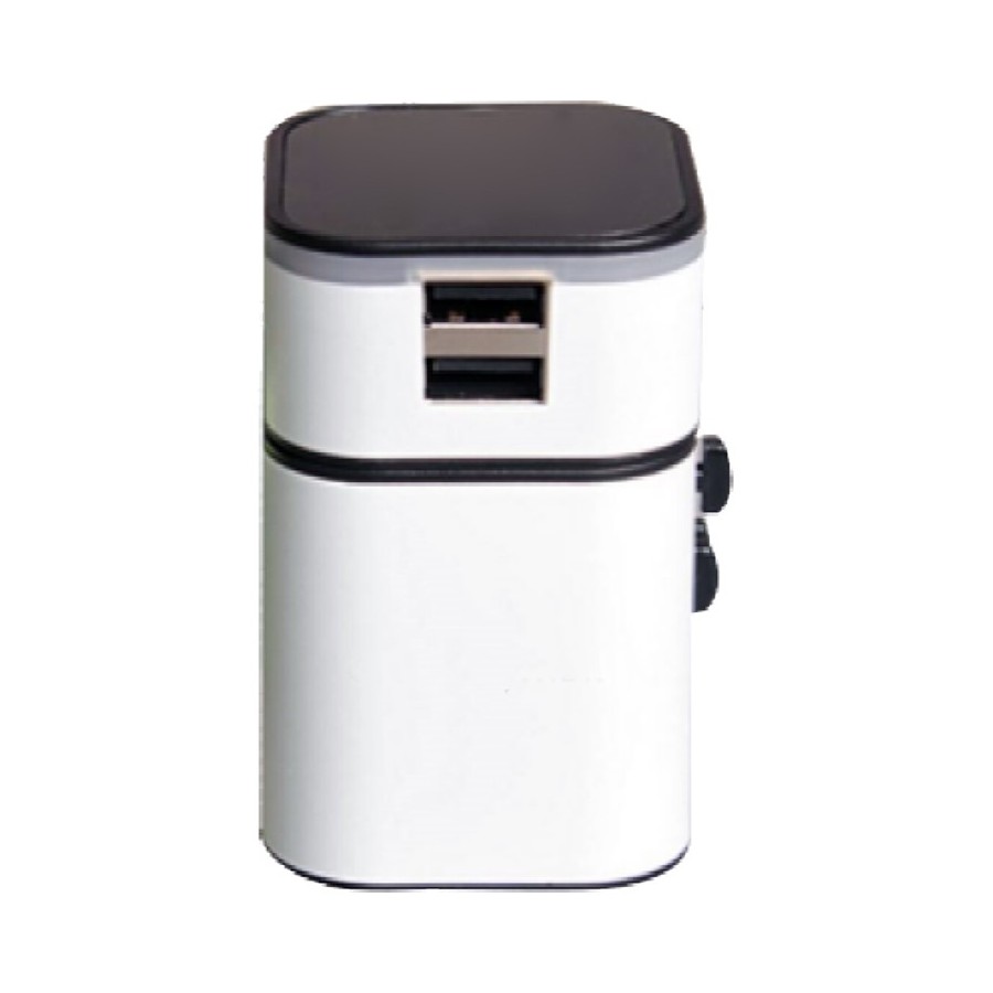 International Universal Travel Adapter with Light Up Logo 7