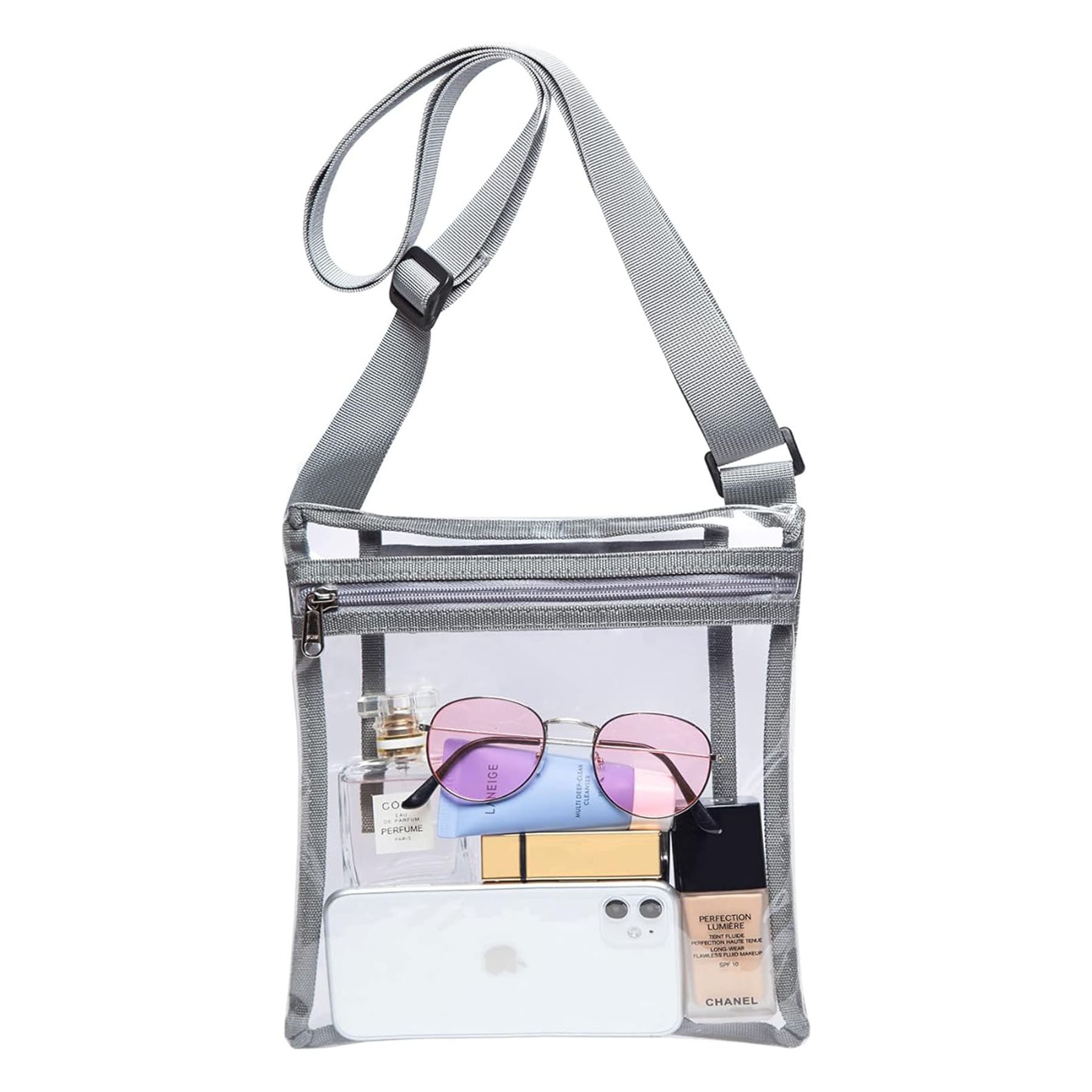Stadium Approved Clear Crossbody Purse Bag 4