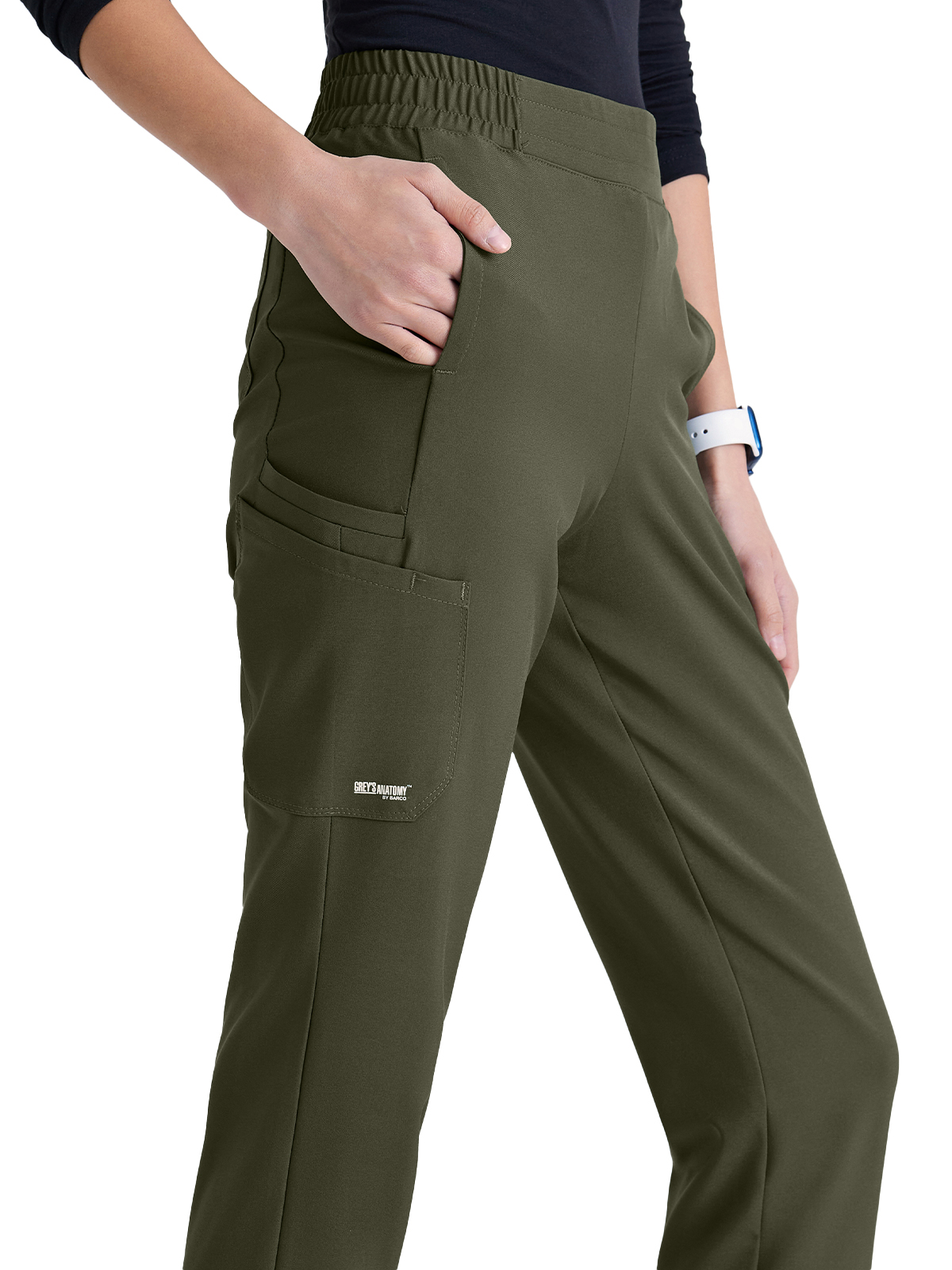 Grey's Anatomy Evolve Stretch - Women's Six-Pocket Tapered Leg Cosmo Scrub Pant 10