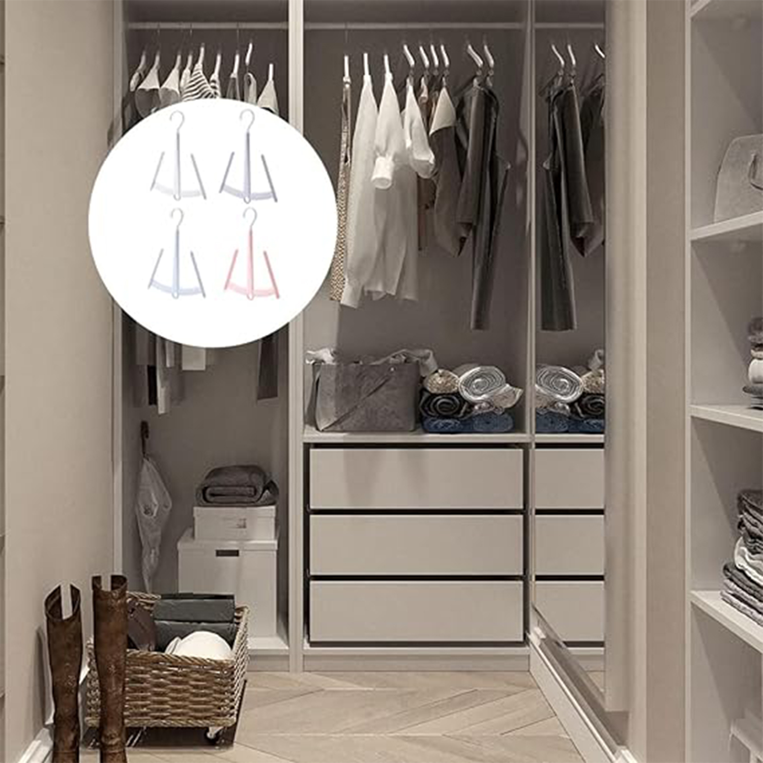 Multifunctional racks for hanging shoes and clothes 3