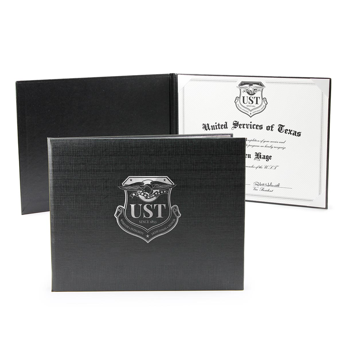 Deluxe Padded Single 8.5" x 11" Certificate Holder 4