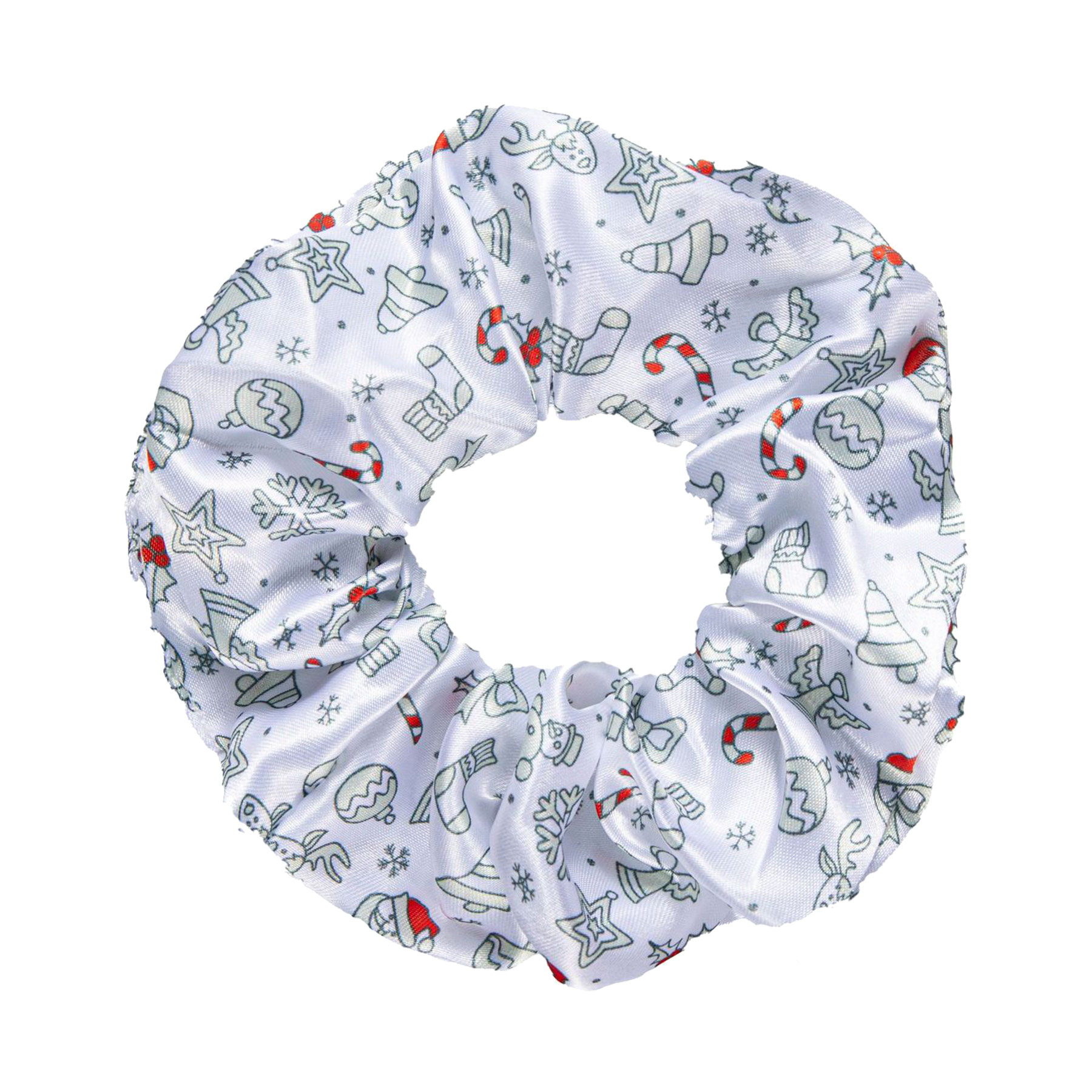 Full Color Printed Satin Silk Hair Scrunchies 38