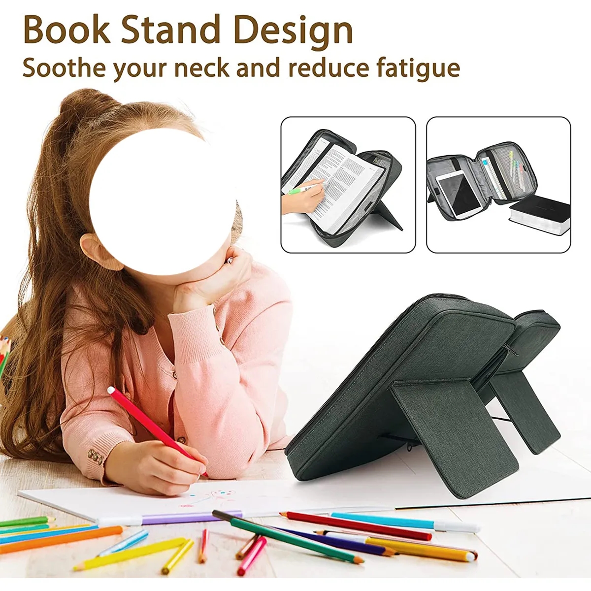 Bible Covers  Case Carrying Church Bag with Book Stand 5