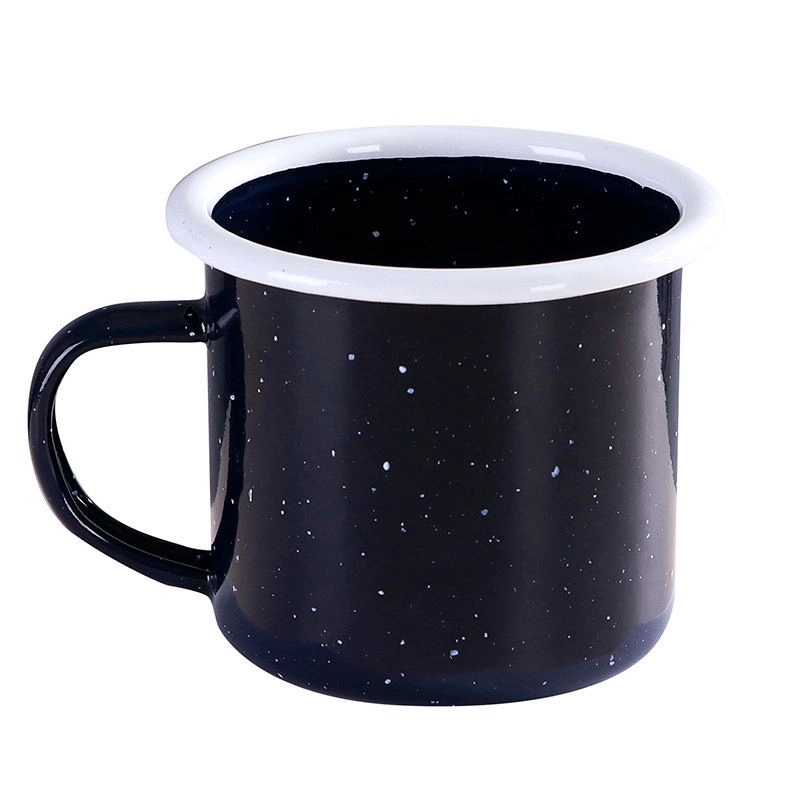 12oz Enamel Coffee Camping Mug 8