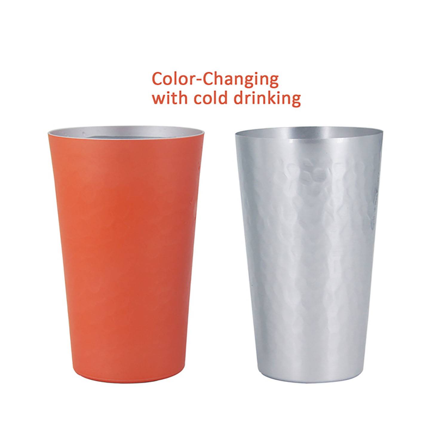 18 Oz. Temperature Sensitive Color-Changing Aluminum Cup 4
