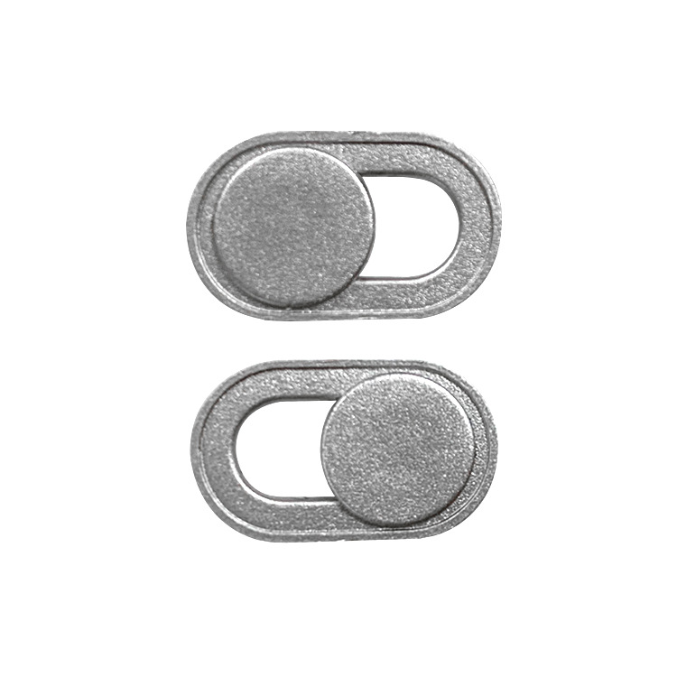 Oval Silver Webcam Cover 2