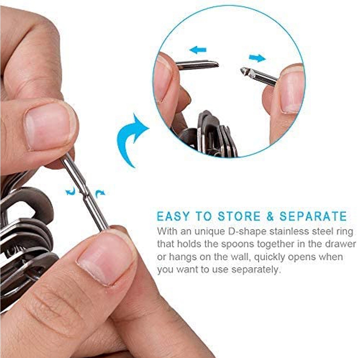 Premium Heavy Duty 18/8 Stainless Steel Measuring Spoons 7