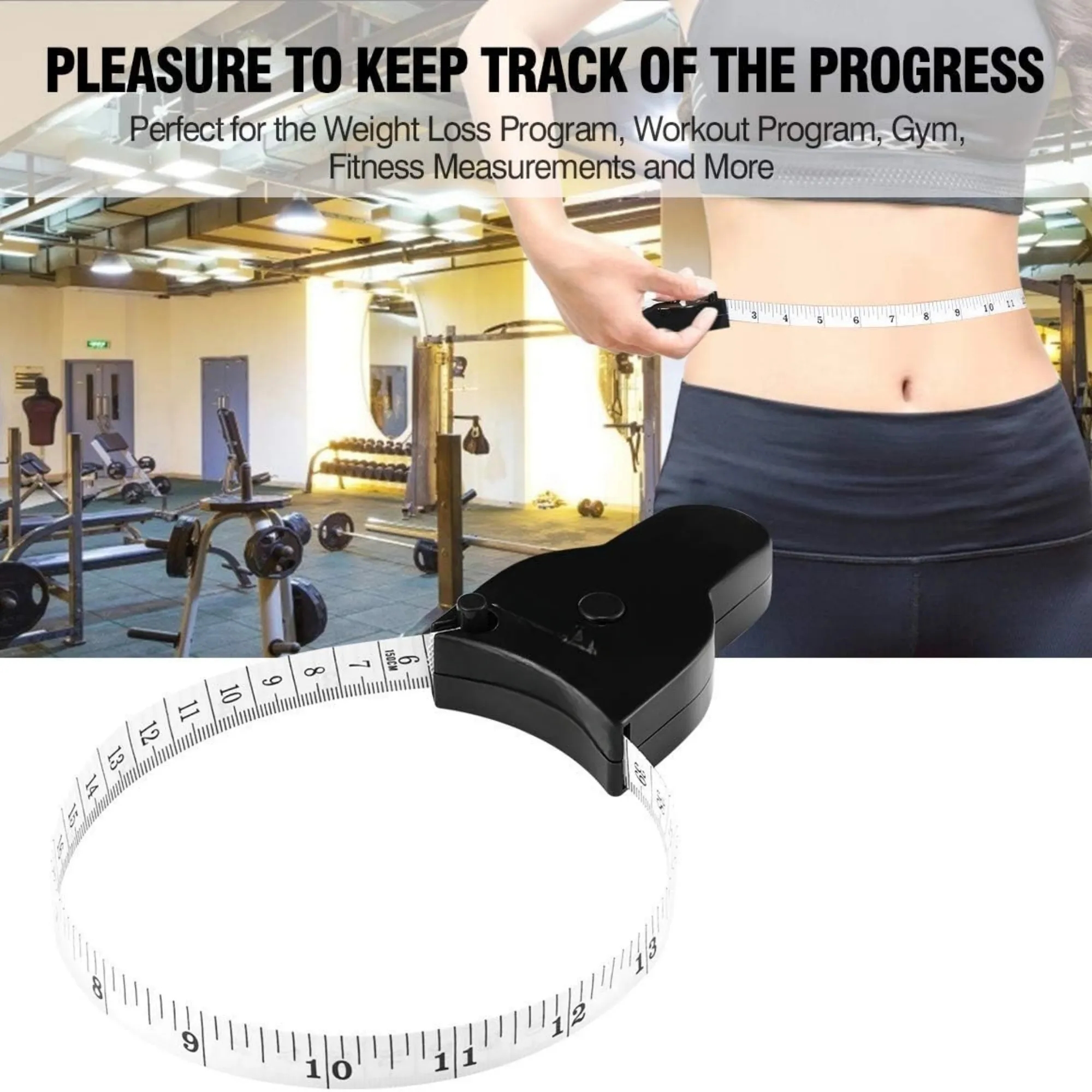 60'' Body Measuring Tape Automatic Lock And Eject Retract 10