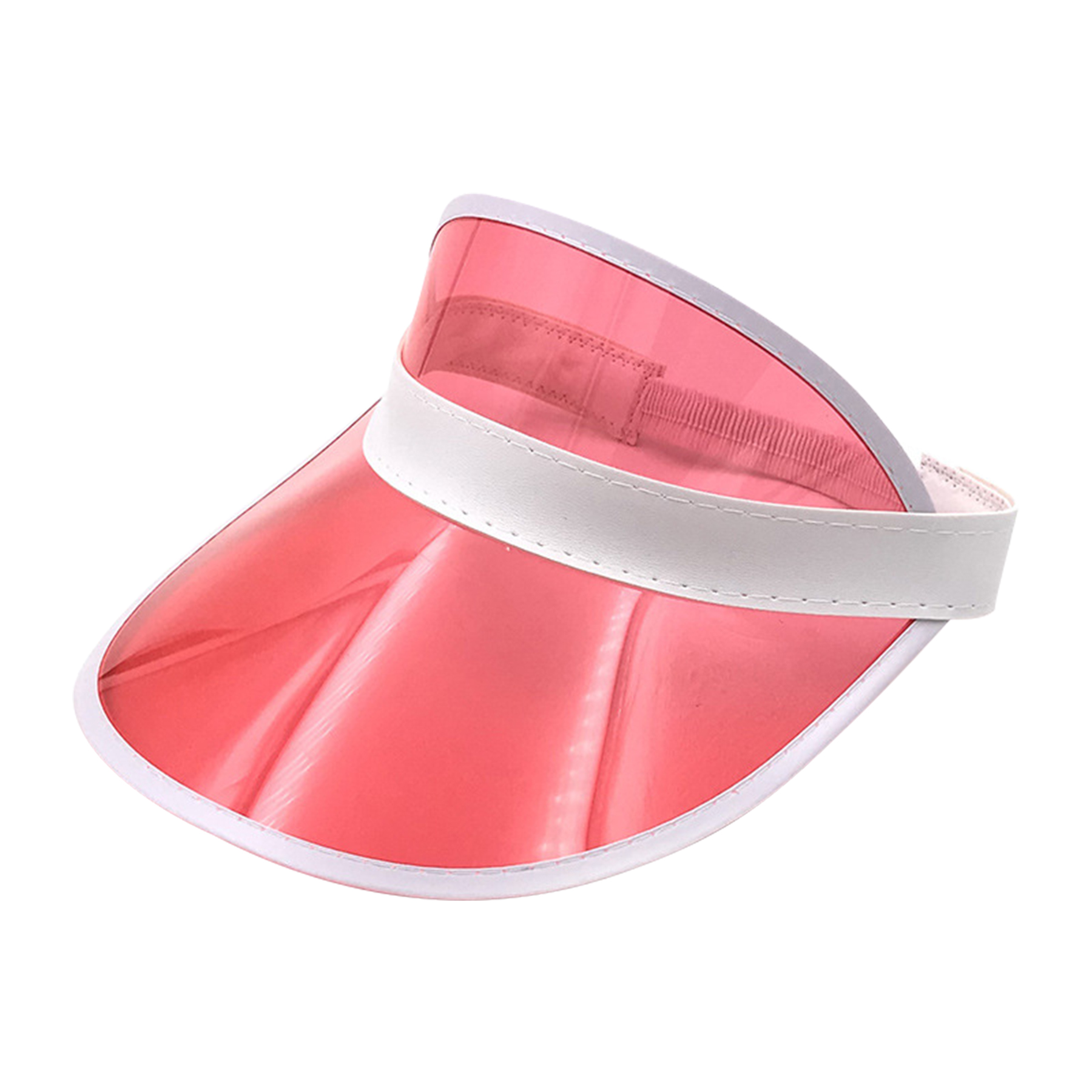 Plastic Clear Sun Visors with UV Protection 17