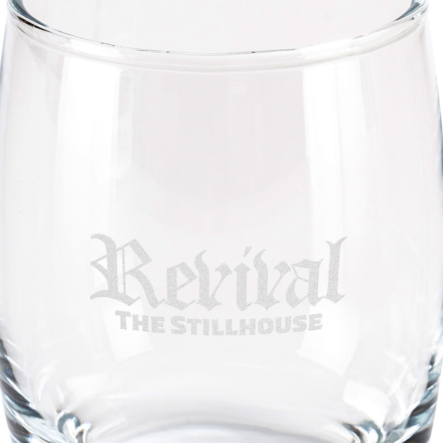 ETCHED WHISKEY GLASS 6 OZ