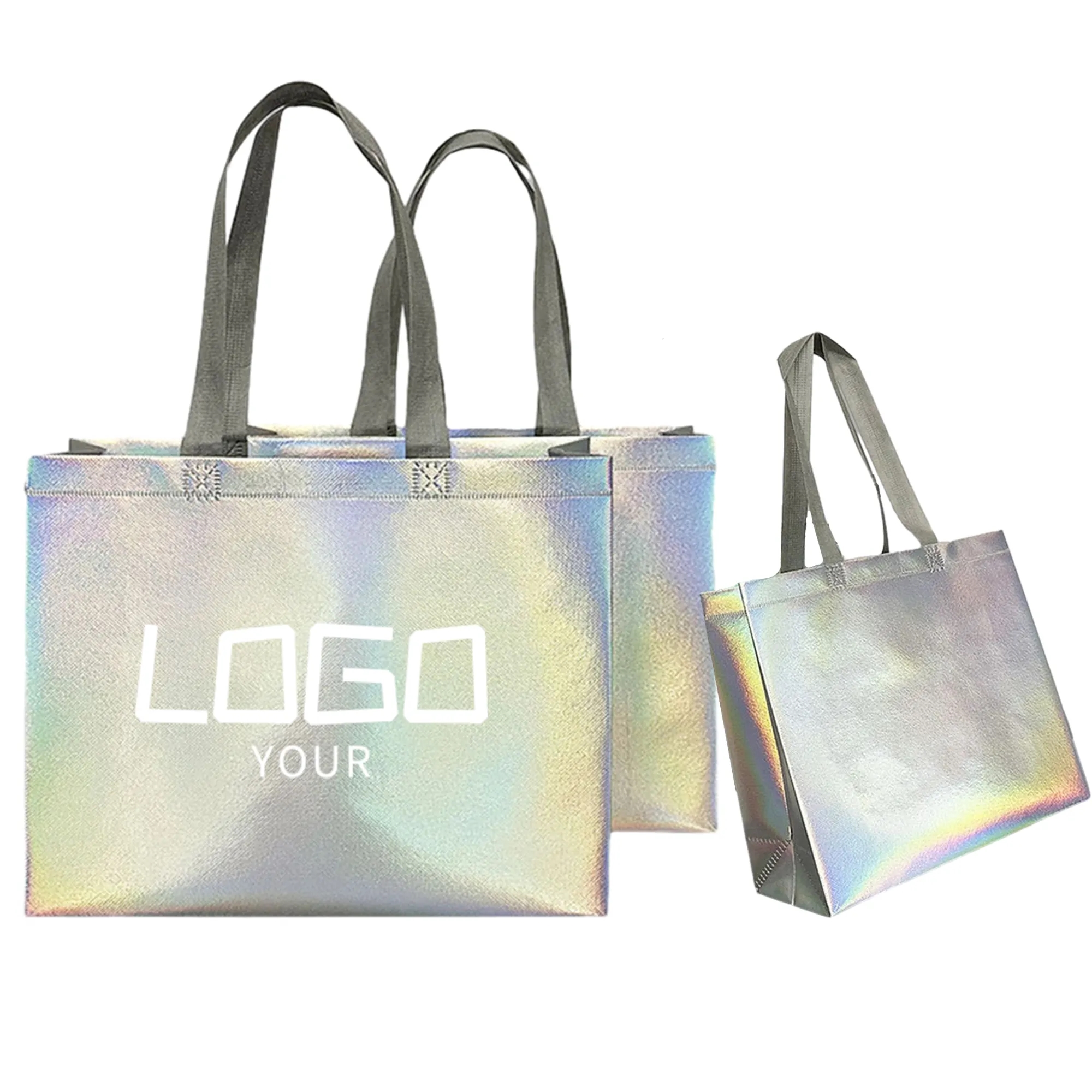 Iridescent Laser Shopping Handbag 1