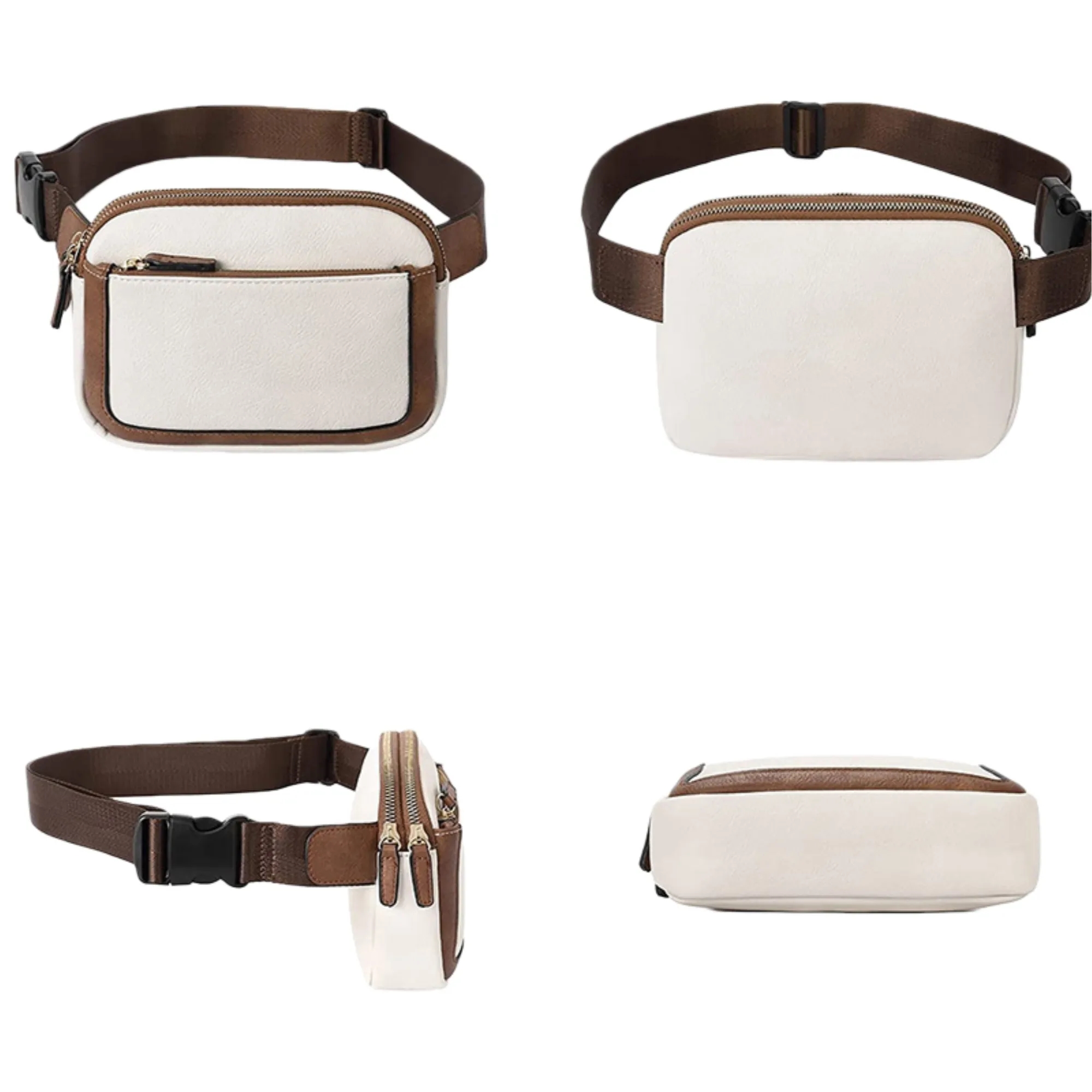 Crossbody Sport Waist Pack PU Leather For Women 3