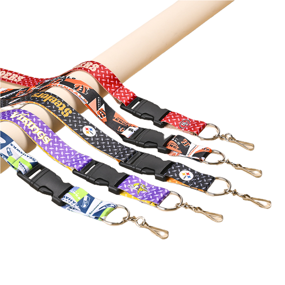 Full Color Dye Sublimation Lanyard With J-Hook 2