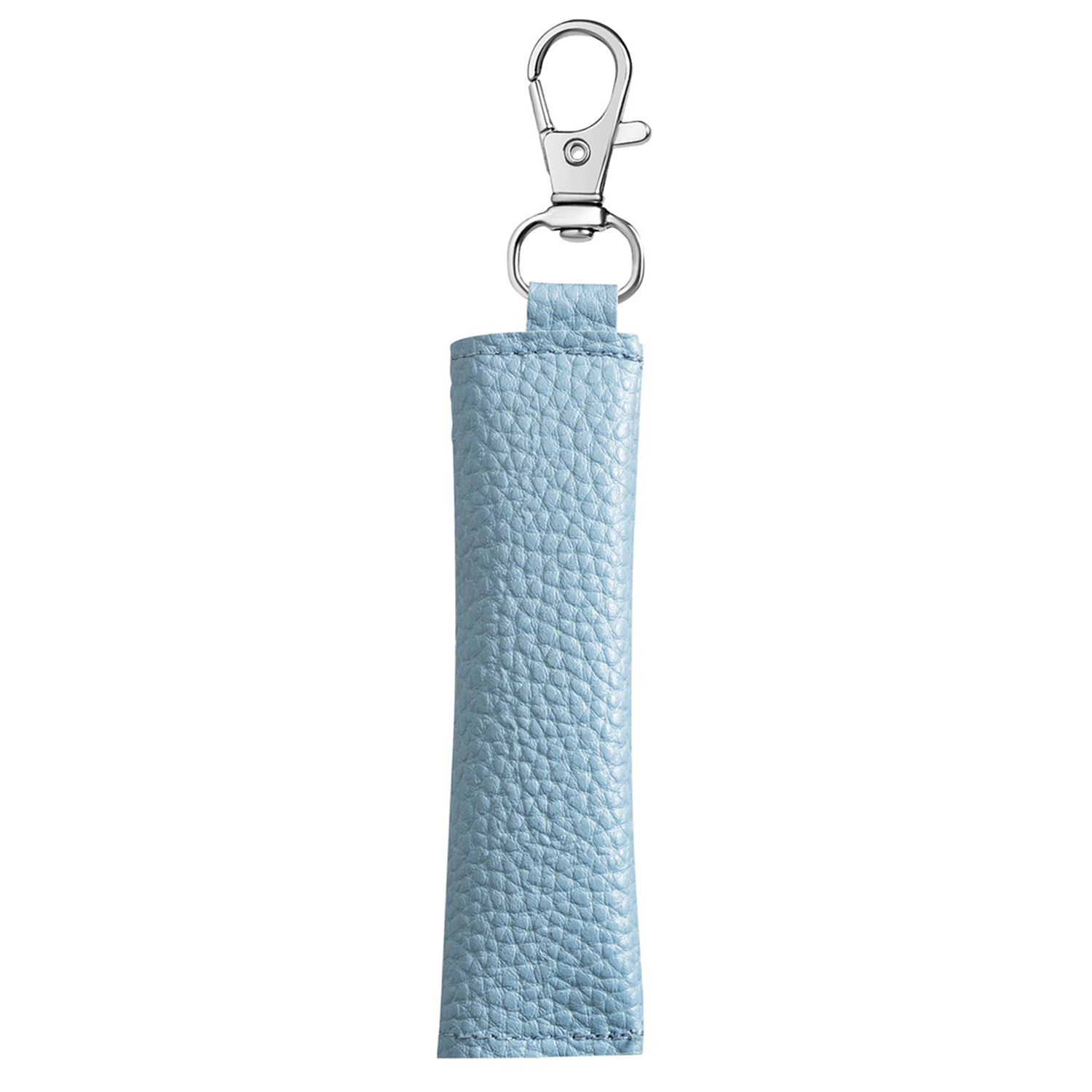 Litchi pattern coin earphone cable storage keychain 1