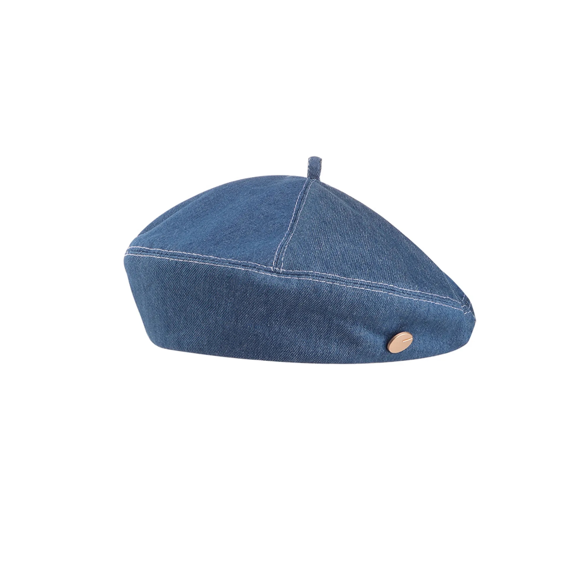Blue Denim Hat Beret Sun Caps 3