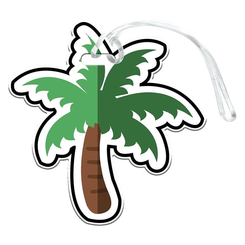 Palm Tree Luggage Tag 3