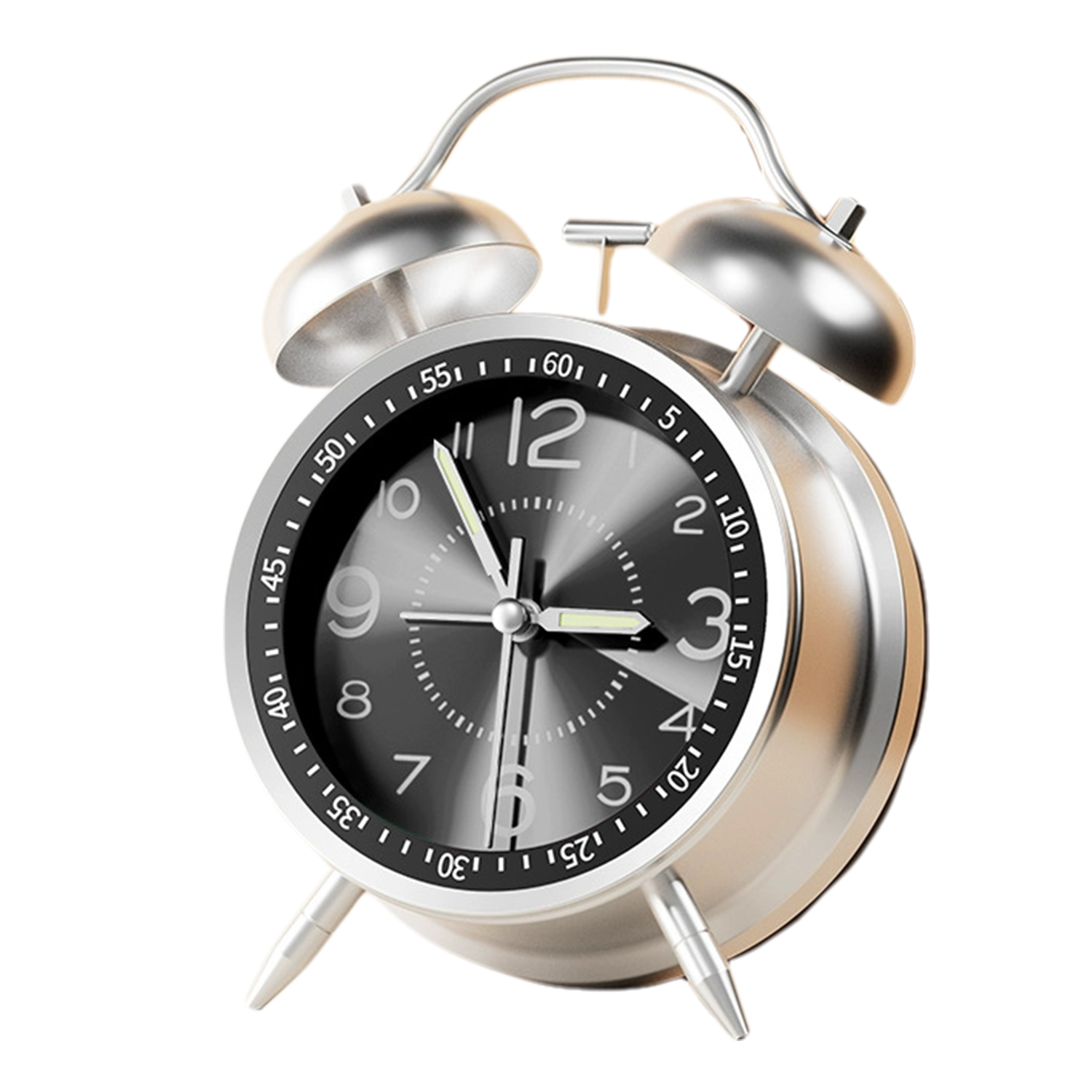 Metal Mechanical Bell Alarm Clock 8
