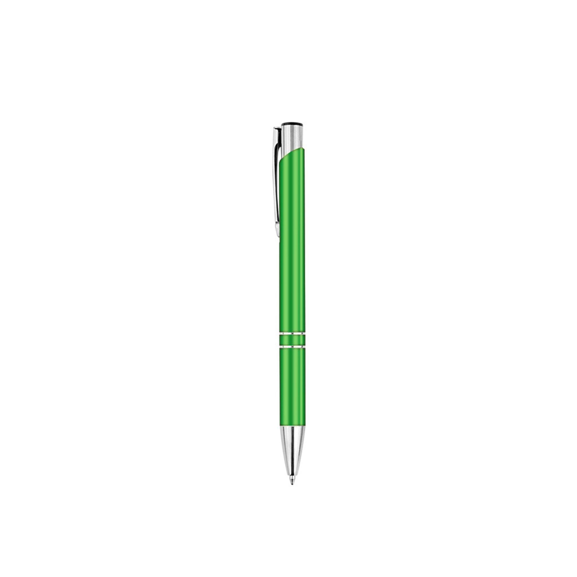 Aluminum Click Action Ballpoint Pen With Chrome Clip 8