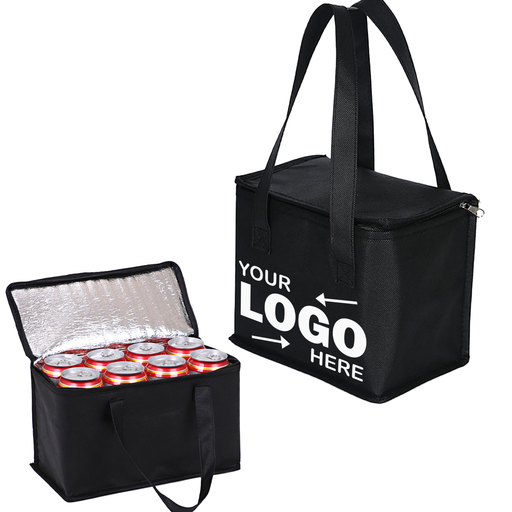 Non Woven Fabric Eight Bottle Capacity Beer Insulated Storage Bag 2