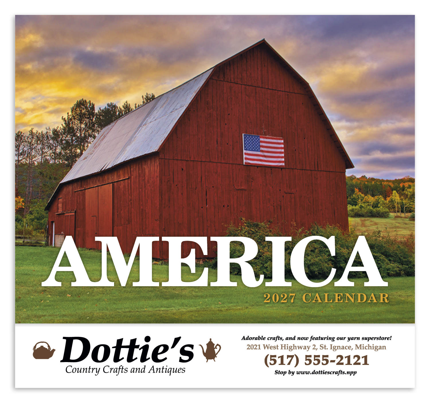 HotLine® Products America Appointment Calendar - Stapled 36