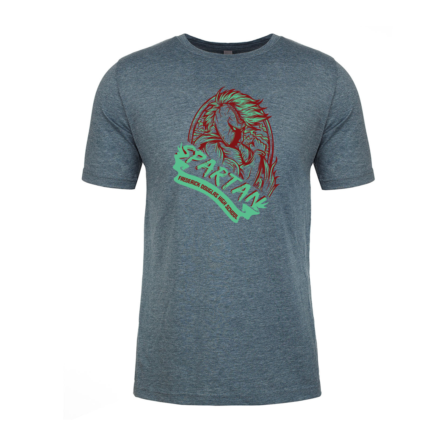 Next Level™ 3.7 oz. Poly/Cotton Blend T-Shirt (2 Color Imprint) 5