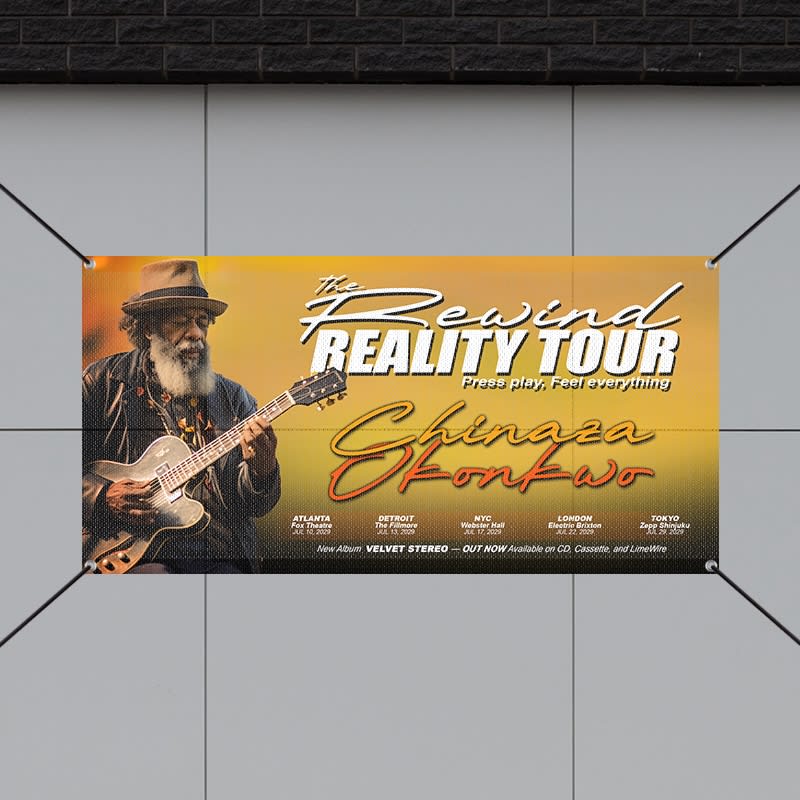 Custom 2' X 4' Mesh Banners 10