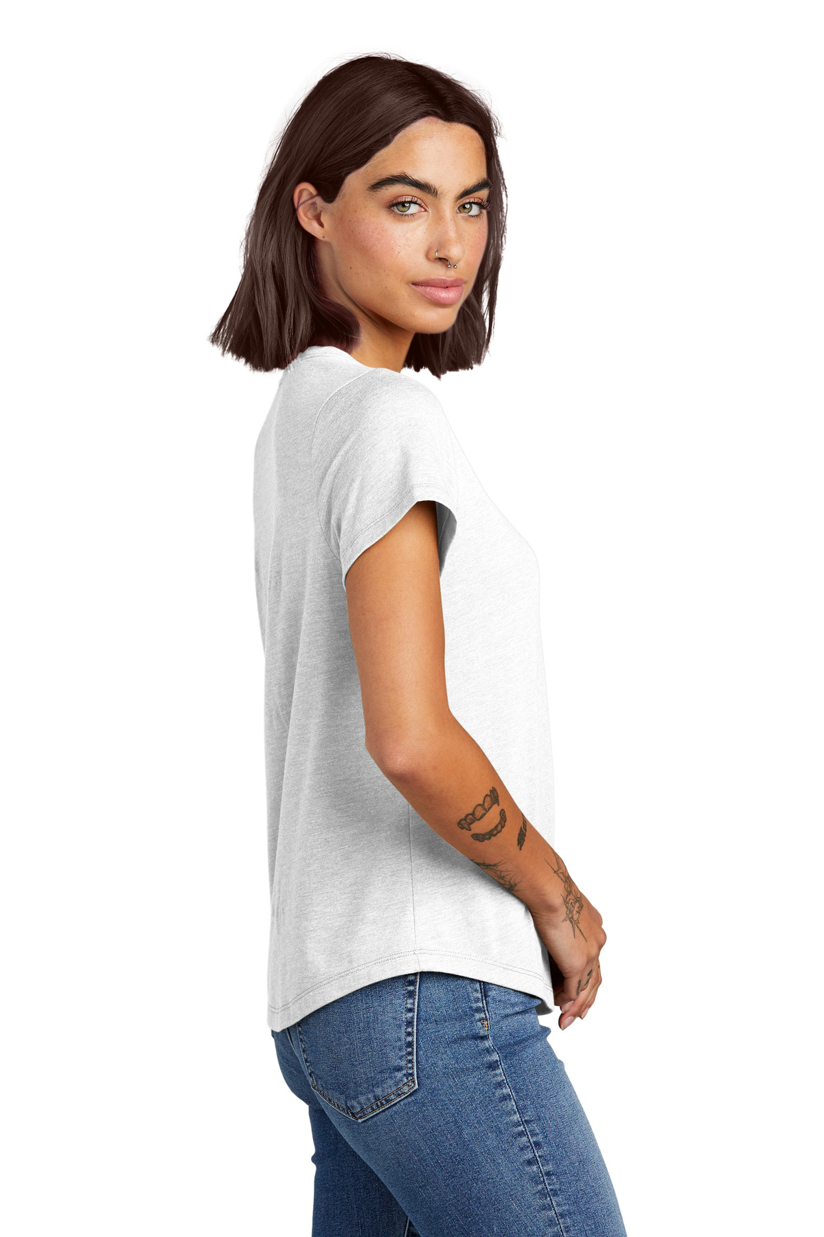 Allmade® Women's Relaxed Tri-Blend Scoop Neck Tee 29