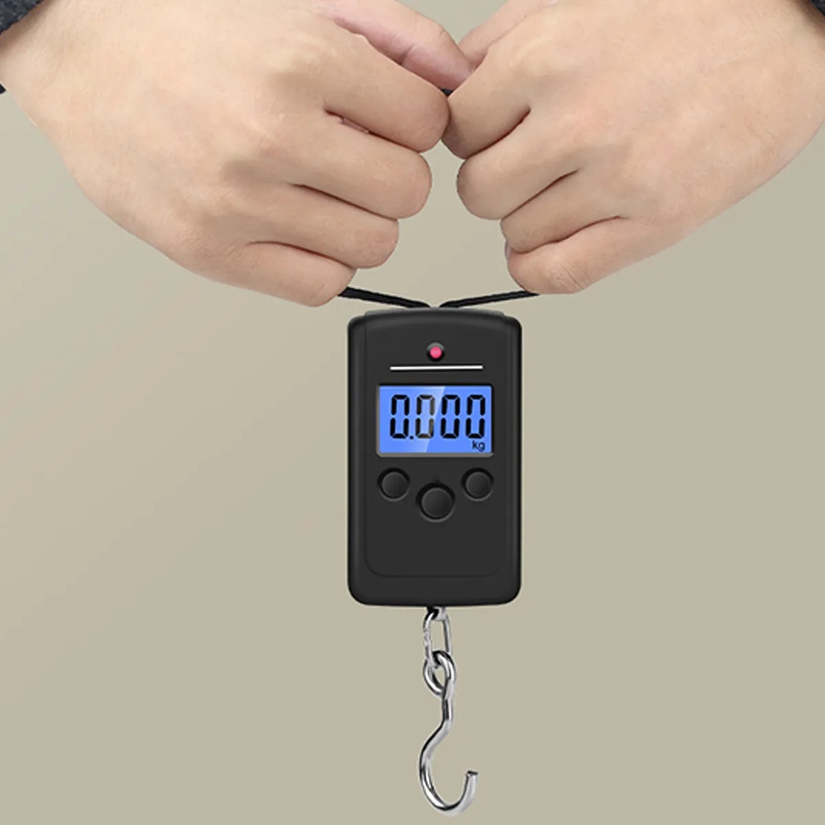 88lb Outdoor Luggage Kitchen Hanging Mini Digital Scale 4