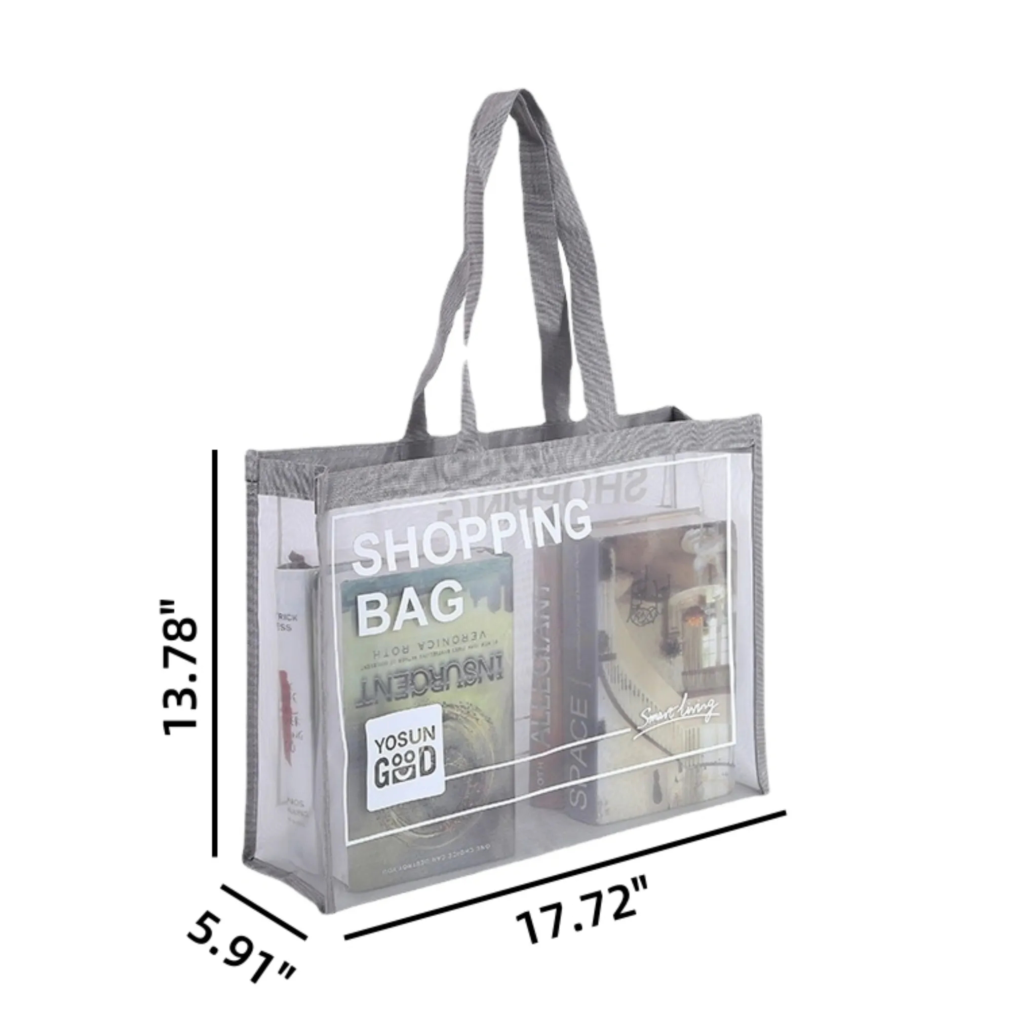 Large Mesh Nylon Tote Bag Lightweight 2