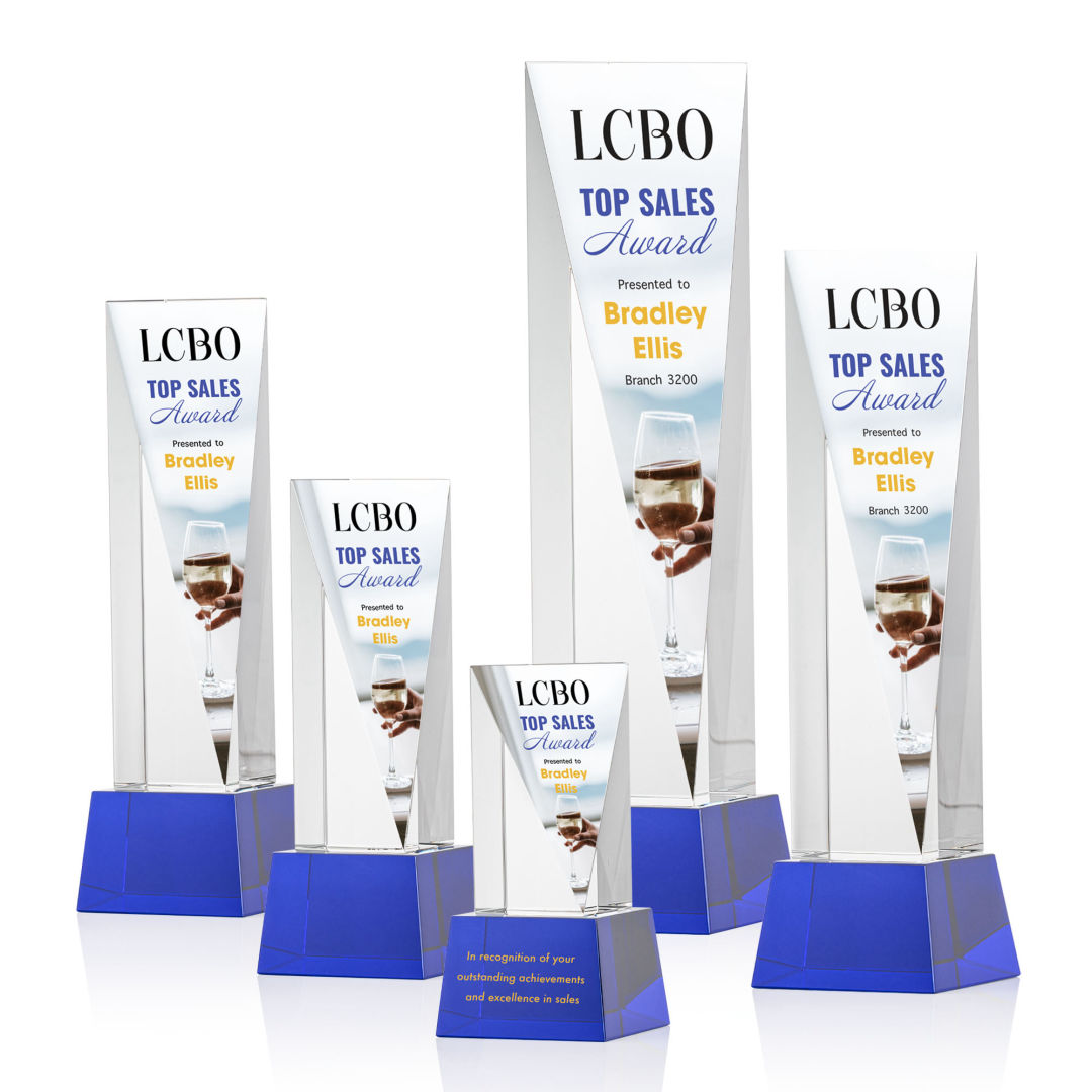 Easton VividPrint™ Award on Base - Blue 18