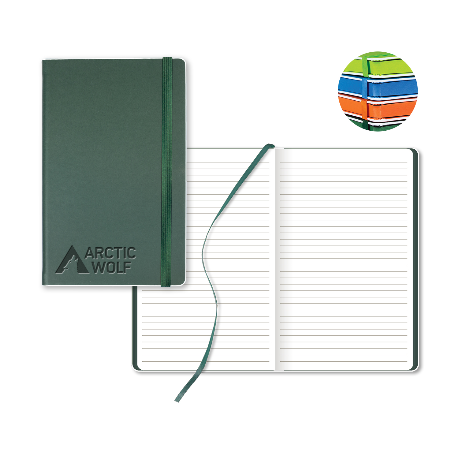 Castelli Color Laser Medio Lined White Page Journal 8