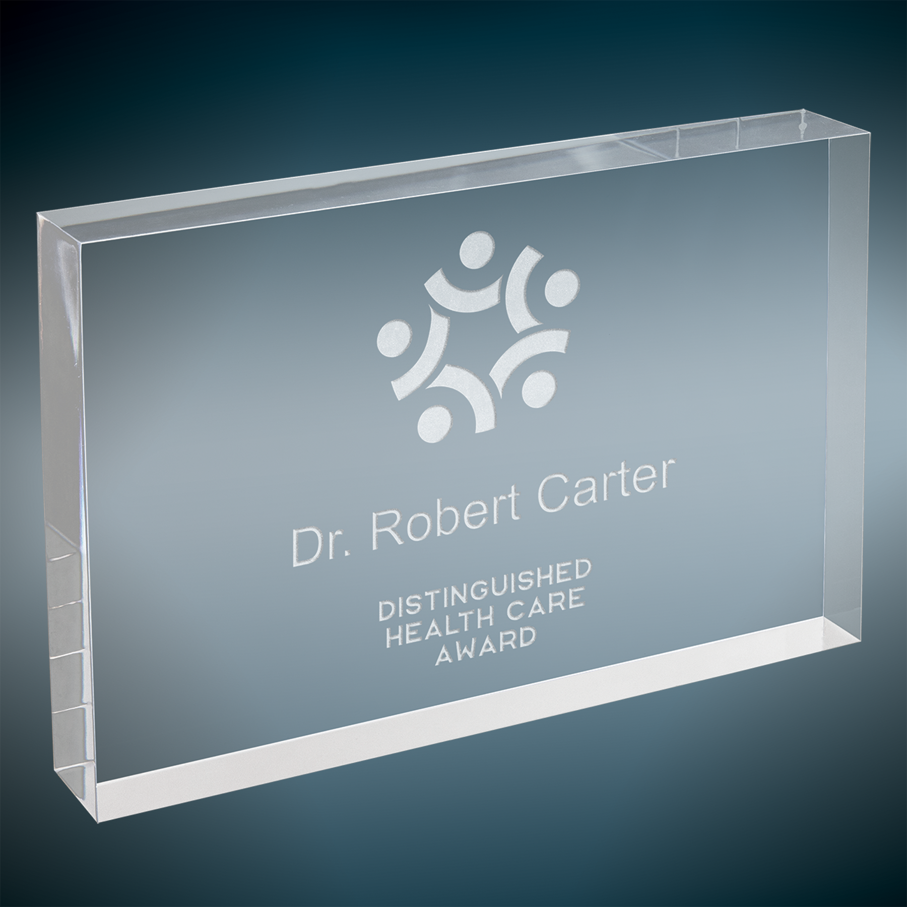 Regis Straight Cut Acrylic Award
