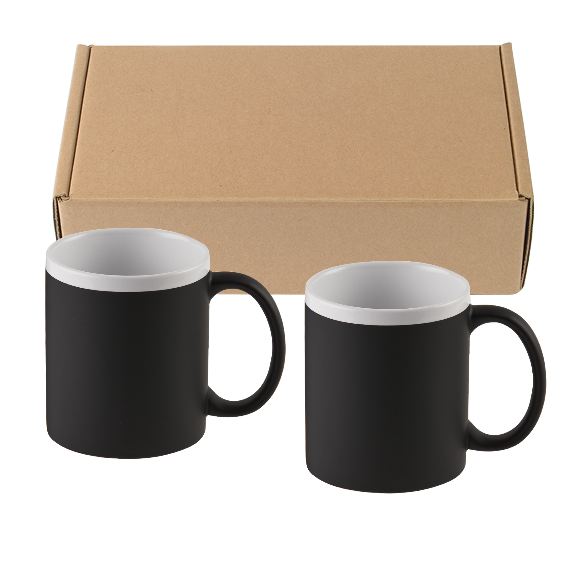 11 Oz. Sunrise Velvet-Touch Ceramic Coffee Mug Set 1
