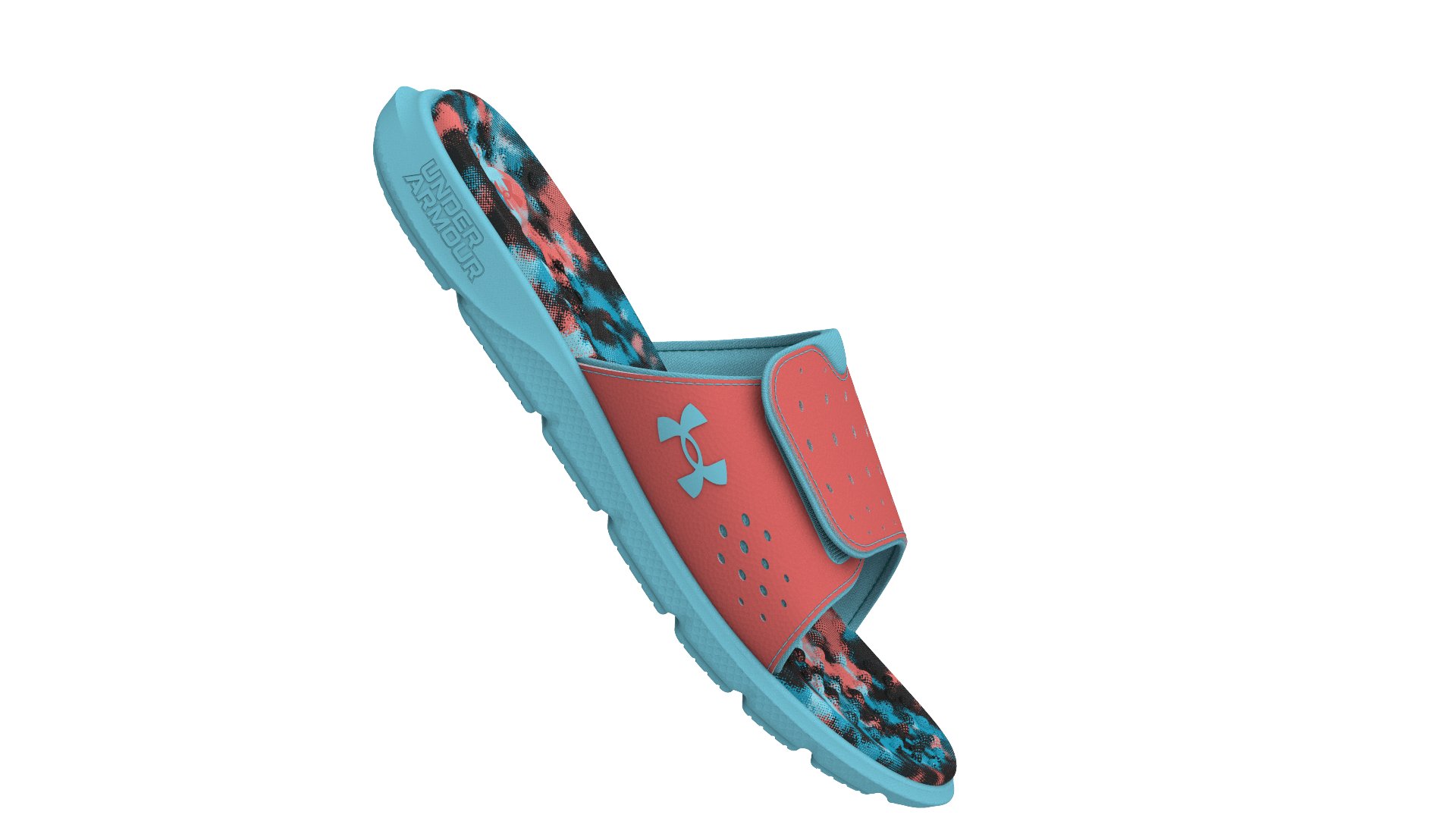 UA Ignite Pro Graphic Footbed Women's  Slides 11