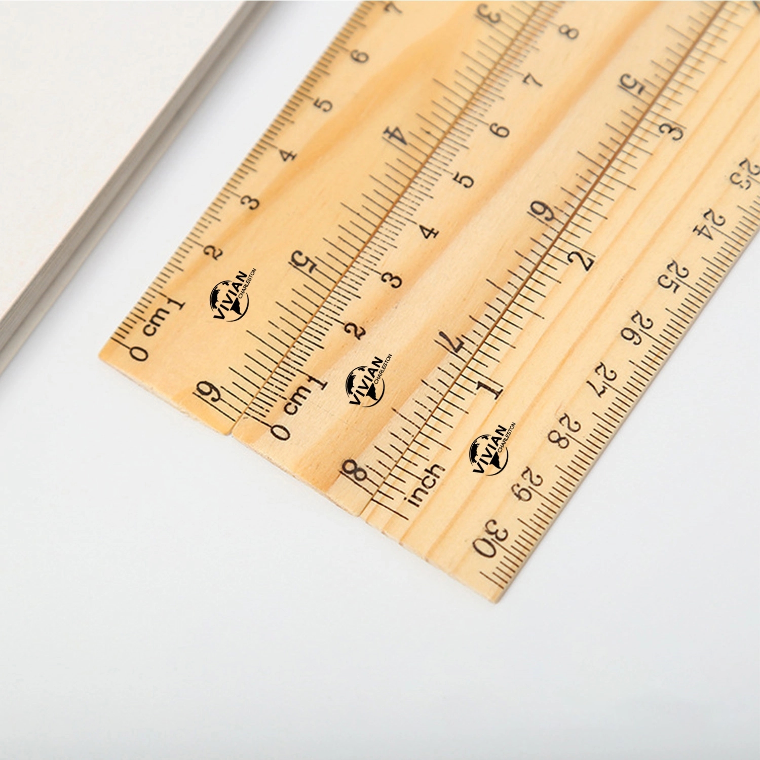 Light Natural Wood Yardstick 2